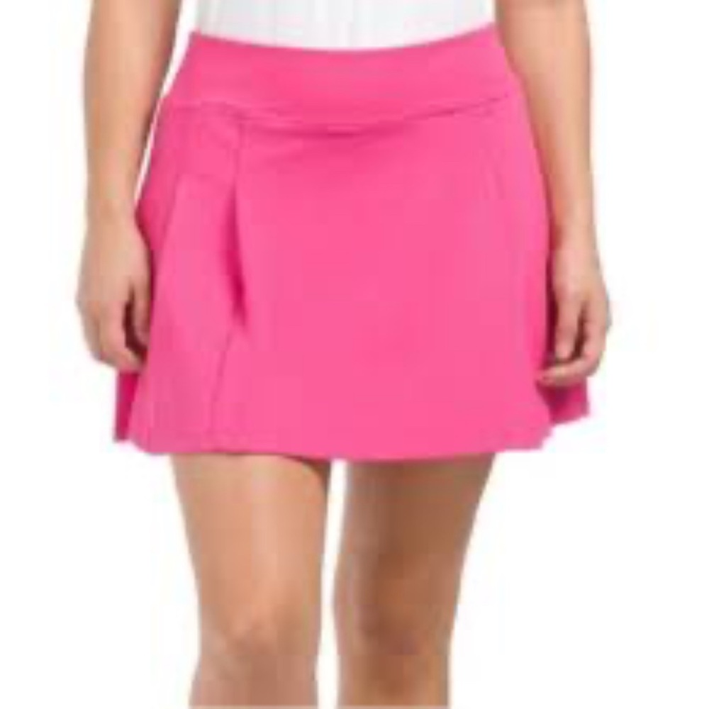Tommy Bahama Pleated Active Skort Pink Golf Tennis Pickleball". 0090